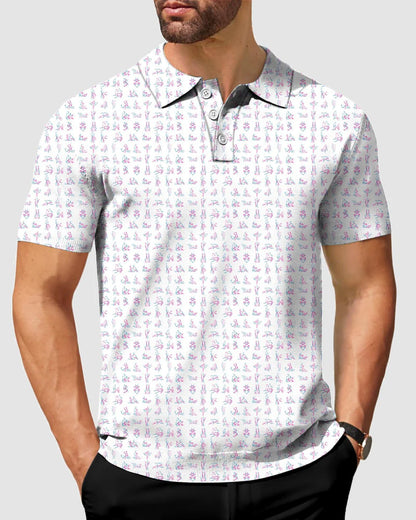 Funny "Sex Quickie" Testicle Golf Polo