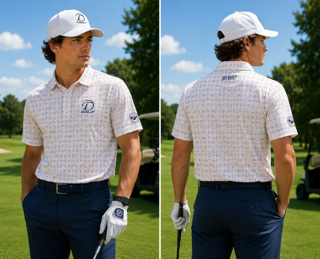 Funny "Sex Quickie" Testicle Golf Polo